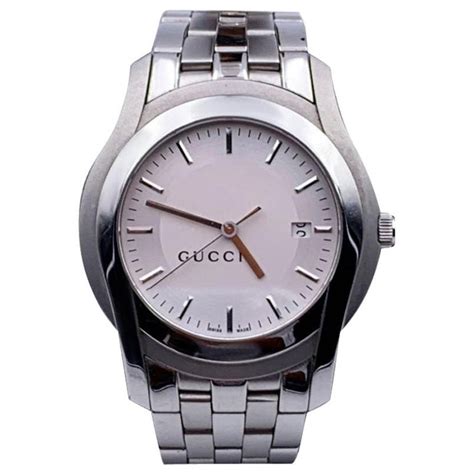 gucci women's watch stainless steel 5500 1|gucci 5500xl watch.